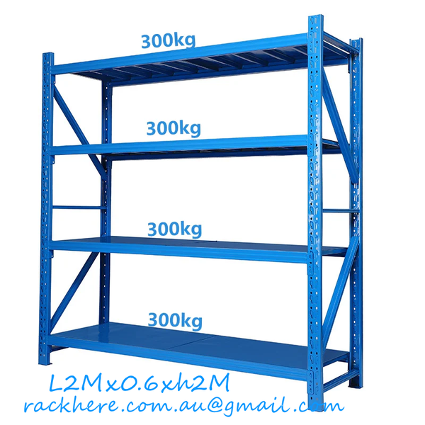 heavy duty shed shelfs 1000kg L2mXW0.6XH2m storage garage shelfs strong warehouse metal shelfs