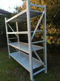 Free delivery with in 50km 2mX2mX0.6 grey heavy duty 1200kg shed shelving 3sets lowest