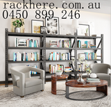 Free delivery with in 50km 2mX2mX0.6 black heavy duty 1200kg shed shelving 3sets lowest