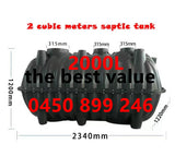 septic tank 2000L Solve the problem of no sewage pipes large tank cesspit tank