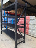 Free delivery with in 50km 2mX2mX0.6 black heavy duty 1200kg shed shelving 3sets lowest