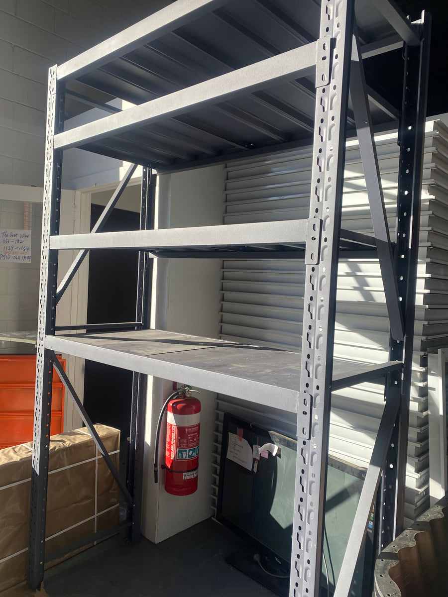 🔥800kg heavy duty racking L2mX0.6XH2.4m racking cabinets bins steel me ...