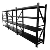 Welded column 800kg L1.5mX0.6XH2.4m shed shelving metal shelving Free up and down regulation garage shelving storage shelvies 4layers racks