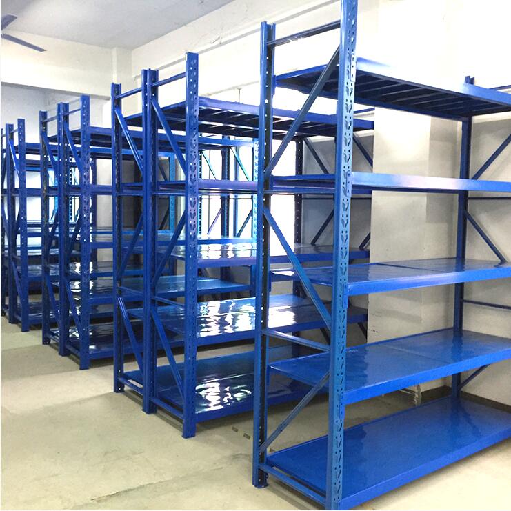 Welded column 800kg metal racks shelves L2mX0.6XH2.4m metal racks for ...